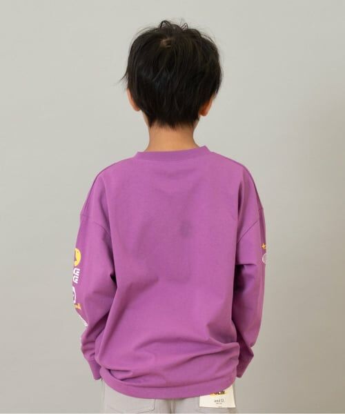 and D.petitmain / アンドディー. プティマイン Tシャツ | 【綿100】【365D.】アソート袖プリント柄ロンT | 詳細9