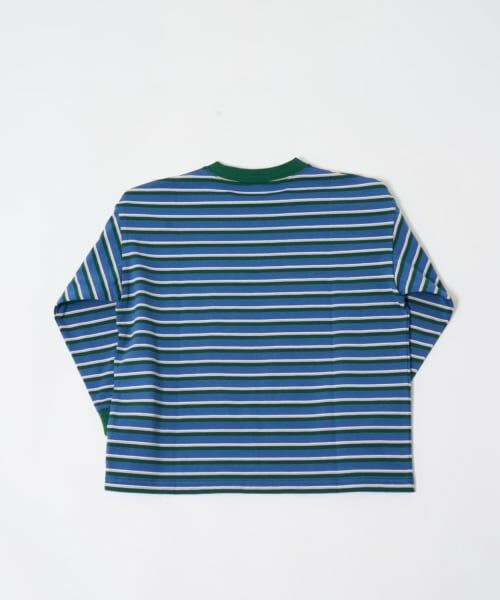 and D.petitmain / アンドディー. プティマイン Tシャツ | 【親子リンク】【綿100】【365D.】アソートボーダーワイドロンT | 詳細20