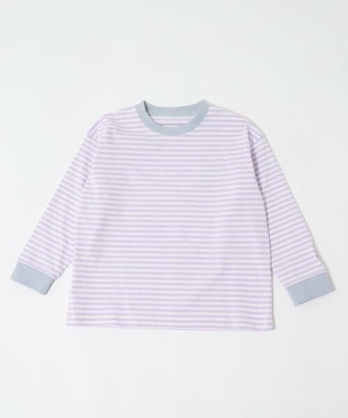 and D.petitmain / アンドディー. プティマイン Tシャツ | 【親子リンク】【綿100】【365D.】アソートボーダーワイドロンT | 詳細25