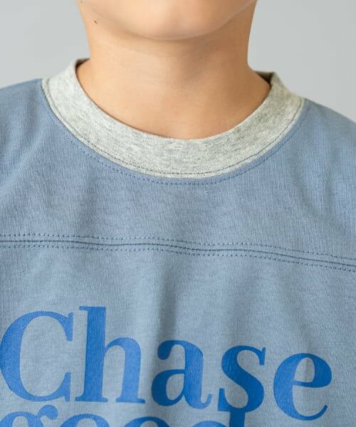 and D.petitmain / アンドディー. プティマイン Tシャツ | レイヤード風ラインロンT | 詳細15