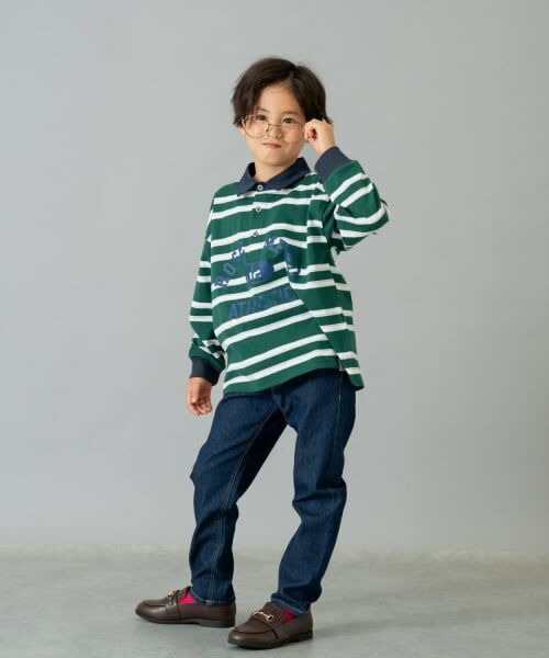 and D.petitmain / アンドディー. プティマイン Tシャツ | 【男女リンク】カレッジプリントラガーロンT | 詳細4