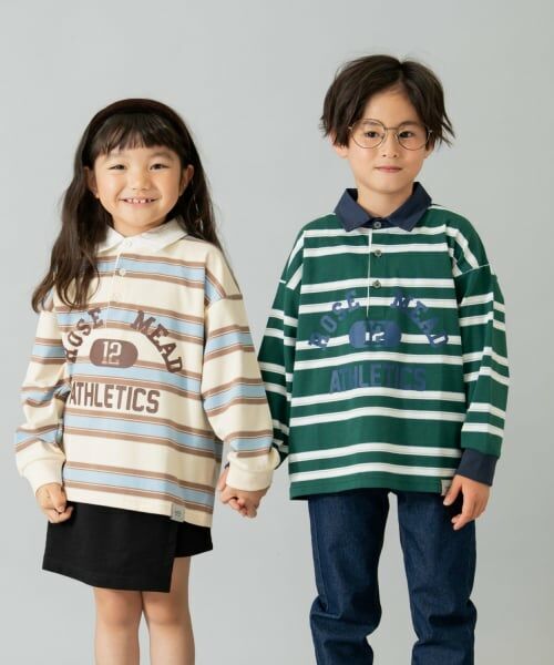 and D.petitmain / アンドディー. プティマイン Tシャツ | 【男女リンク】カレッジプリントラガーロンT | 詳細5