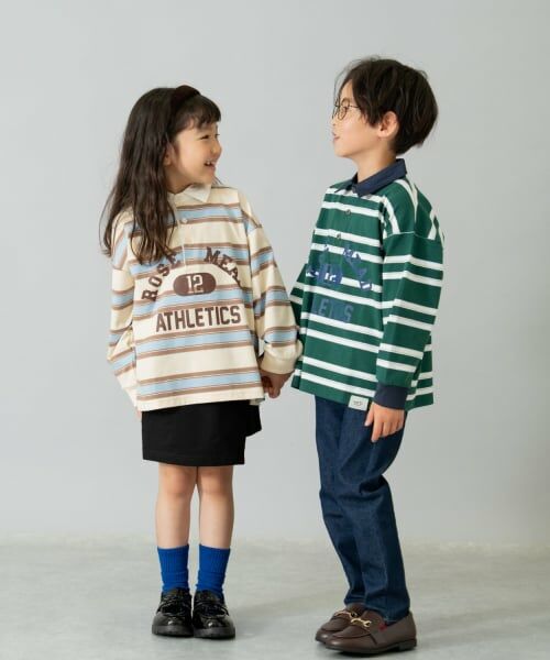 and D.petitmain / アンドディー. プティマイン Tシャツ | 【男女リンク】カレッジプリントラガーロンT | 詳細6