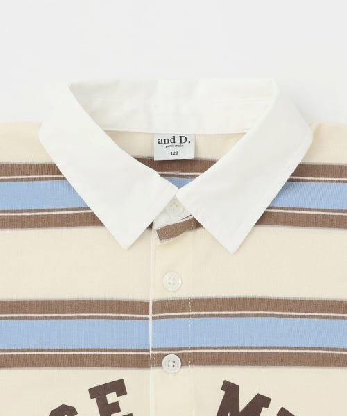 and D.petitmain / アンドディー. プティマイン Tシャツ | 【男女リンク】カレッジプリントラガーロンT | 詳細9