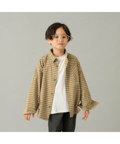 and D.petitmain / アンドディー. プティマイン シャツ・ブラウス | チェックドロップ長袖シャツ