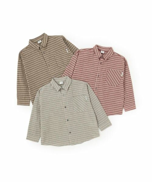 and D.petitmain / アンドディー. プティマイン シャツ・ブラウス | チェックドロップ長袖シャツ | 詳細11