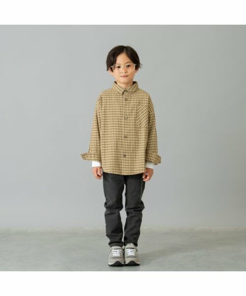 and D.petitmain / アンドディー. プティマイン シャツ・ブラウス | チェックドロップ長袖シャツ | 詳細2