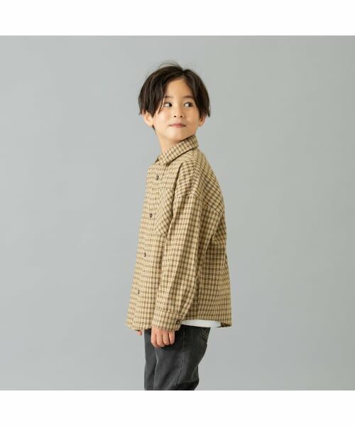 and D.petitmain / アンドディー. プティマイン シャツ・ブラウス | チェックドロップ長袖シャツ | 詳細4