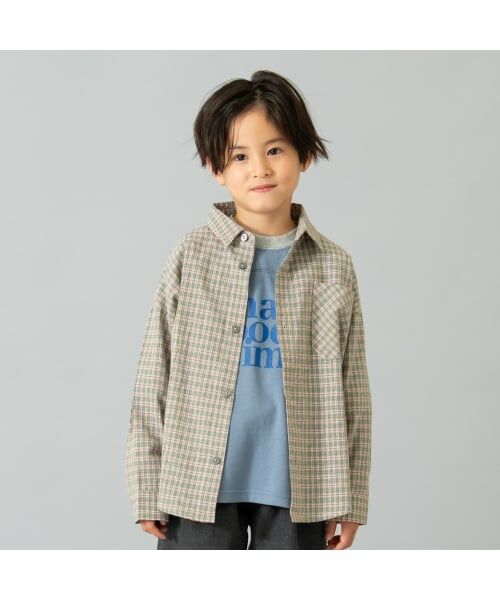 and D.petitmain / アンドディー. プティマイン シャツ・ブラウス | チェックドロップ長袖シャツ | 詳細7