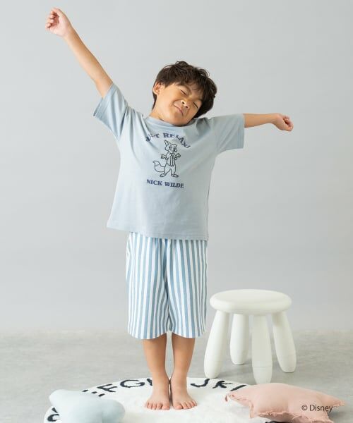 and D.petitmain / アンドディー. プティマイン ルームウェア | 【ズートピア】ワンマイルウェアセット（サックス）
