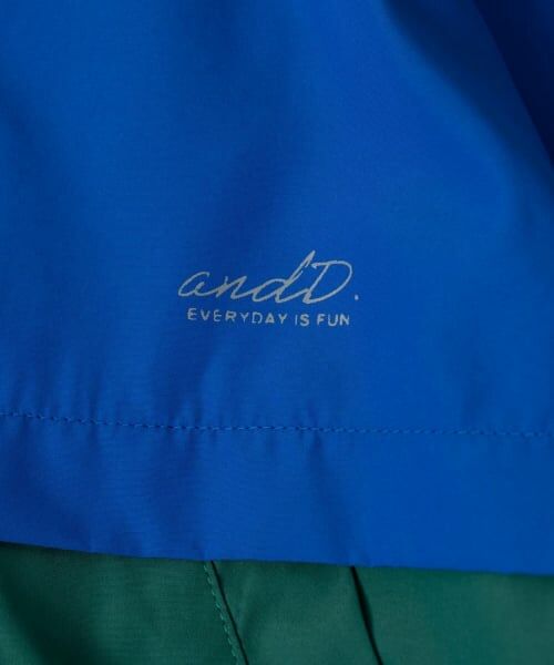 and D.petitmain / アンドディー. プティマイン ブルゾン | 【撥水加工】バイカラーウィンドブレーカー | 詳細10
