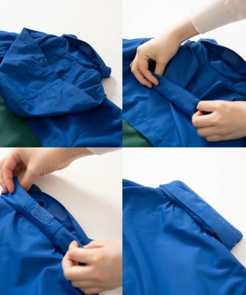 and D.petitmain / アンドディー. プティマイン ブルゾン | 【撥水加工】バイカラーウィンドブレーカー | 詳細16