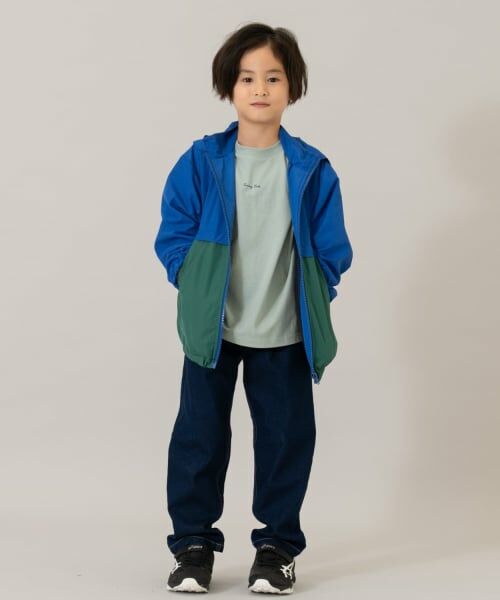 and D.petitmain / アンドディー. プティマイン ブルゾン | 【撥水加工】バイカラーウィンドブレーカー | 詳細4