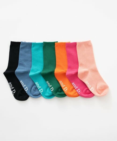 and D.petitmain / アンドディー. プティマイン ソックス | 【365D.】デイリーカラーソックス/靴下 | 詳細4