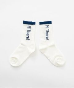 and D.petitmain / アンドディー. プティマイン ソックス | 【365D.】バイカラーロゴソックス/靴下