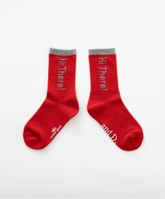 and D.petitmain / アンドディー. プティマイン ソックス | 【365D.】バイカラーロゴソックス/靴下