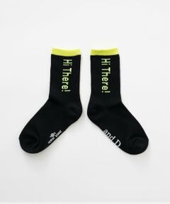 and D.petitmain / アンドディー. プティマイン ソックス | 【365D.】バイカラーロゴソックス/靴下