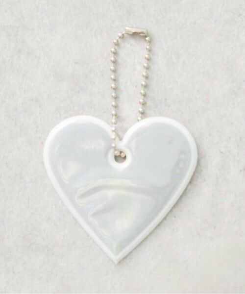 and D.petitmain / アンドディー. プティマイン チャーム | ピカッとあんしんハートリフレクターチャーム（シルバー）