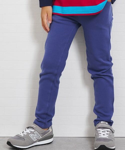 and D.petitmain / アンドディー. プティマイン その他パンツ | ふわもちスキニーパンツ（インク ブルー）