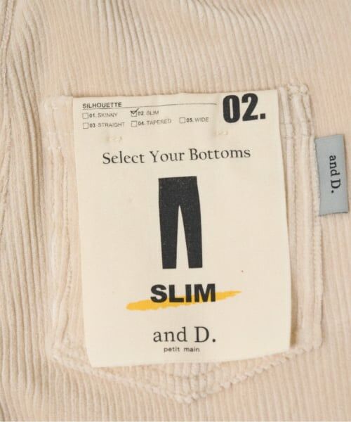 and D.petitmain / アンドディー. プティマイン その他パンツ | ソフトタッチカットコールスリムパンツ | 詳細14