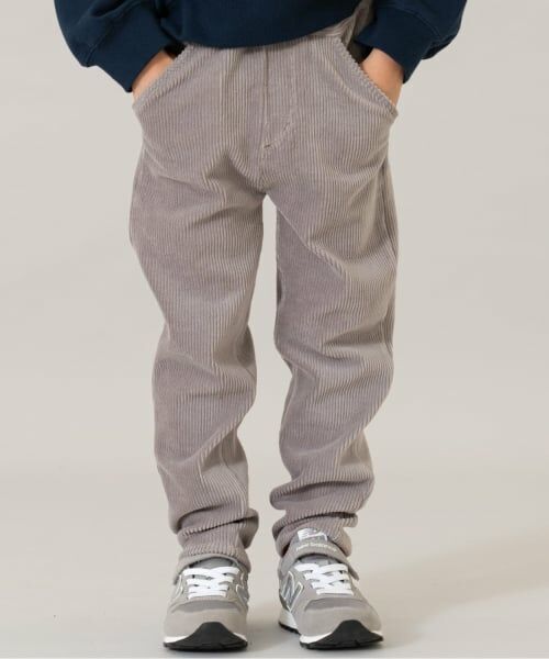 and D.petitmain / アンドディー. プティマイン その他パンツ | ソフトタッチカットコールスリムパンツ（ライト グレー）