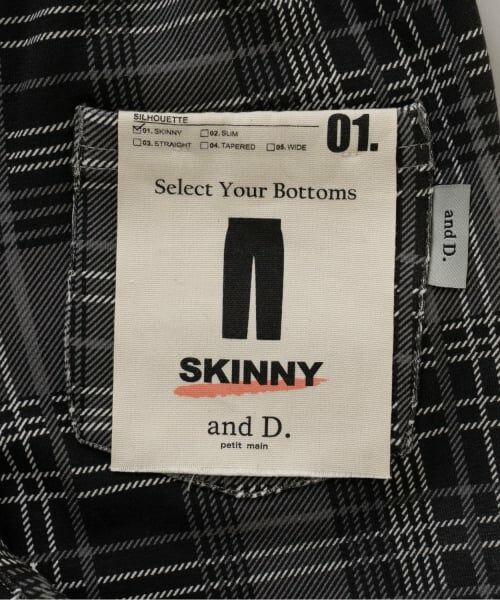 and D.petitmain / アンドディー. プティマイン その他パンツ | フワモチスキニー柄パンツ | 詳細12