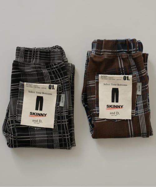 and D.petitmain / アンドディー. プティマイン その他パンツ | フワモチスキニー柄パンツ | 詳細7