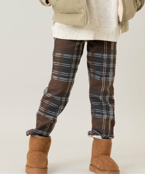 and D.petitmain / アンドディー. プティマイン その他パンツ | フワモチスキニー柄パンツ（紺）