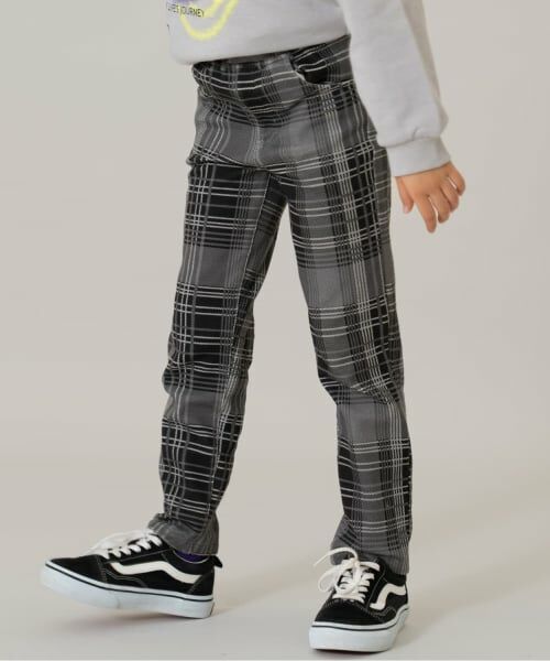 and D.petitmain / アンドディー. プティマイン その他パンツ | フワモチスキニー柄パンツ（黒）