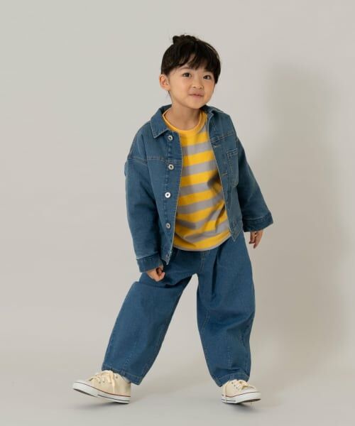 and D.petitmain / アンドディー. プティマイン その他パンツ | タックバルンデニムパンツ【セットアップ可】 | 詳細1