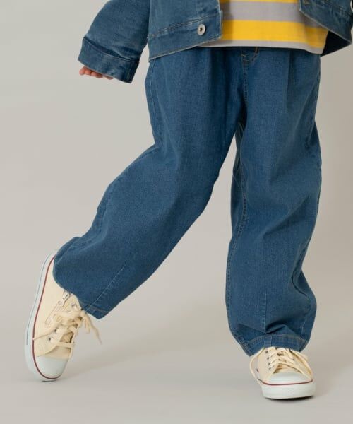 and D.petitmain / アンドディー. プティマイン その他パンツ | タックバルンデニムパンツ【セットアップ可】 | 詳細2