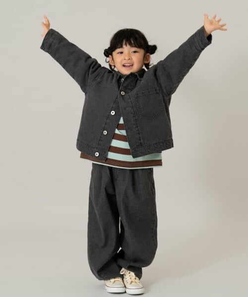 and D.petitmain / アンドディー. プティマイン その他パンツ | タックバルンデニムパンツ【セットアップ可】 | 詳細4