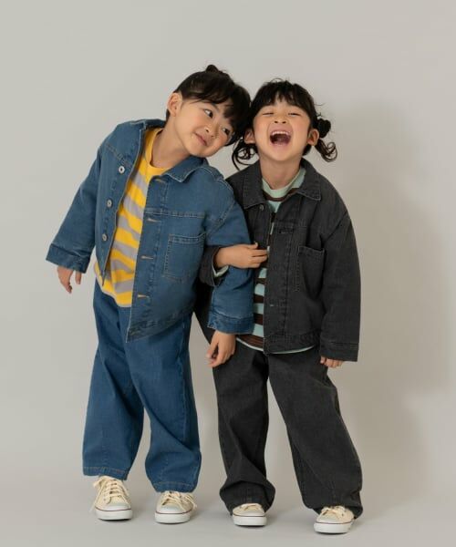 and D.petitmain / アンドディー. プティマイン その他パンツ | タックバルンデニムパンツ【セットアップ可】 | 詳細5