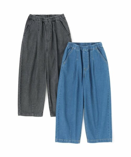and D.petitmain / アンドディー. プティマイン その他パンツ | タックバルンデニムパンツ【セットアップ可】 | 詳細7