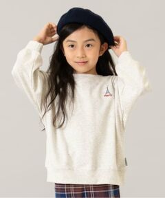 and D.petitmain / アンドディー. プティマイン スウェット | 【親子リンク】【365D.】スウェットシティアイコン刺繍ワイドプルオーバー