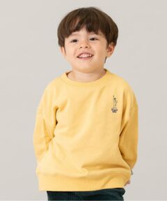 and D.petitmain / アンドディー. プティマイン スウェット | 【親子リンク】【365D.】スウェットシティアイコン刺繍ワイドプルオーバー