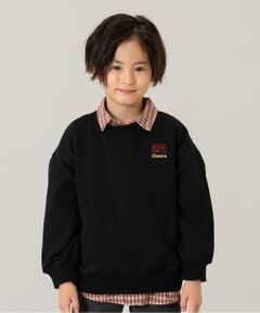 and D.petitmain / アンドディー. プティマイン スウェット | 【親子リンク】【365D.】スウェットシティアイコン刺繍ワイドプルオーバー