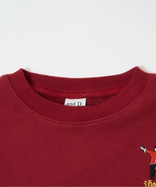 and D.petitmain / アンドディー. プティマイン スウェット | 【親子リンク】【365D.】スウェットシティアイコン刺繍ワイドプルオーバー | 詳細13