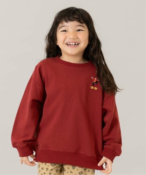 and D.petitmain / アンドディー. プティマイン スウェット | 【親子リンク】【365D.】スウェットシティアイコン刺繍ワイドプルオーバー | 詳細2