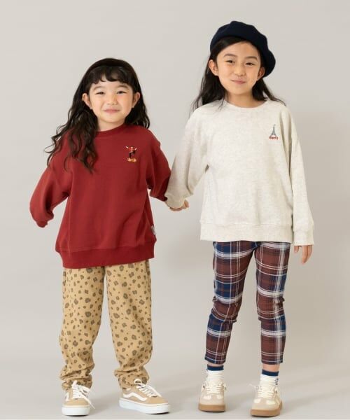 and D.petitmain / アンドディー. プティマイン スウェット | 【親子リンク】【365D.】スウェットシティアイコン刺繍ワイドプルオーバー | 詳細4