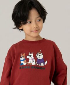 and D.petitmain / アンドディー. プティマイン スウェット | 【ご好評につき再入荷！】【365D.】スウェットOFUZAKE 柄ワイドプルオーバー/トレーナー