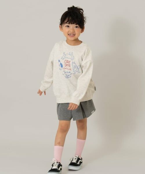 and D.petitmain / アンドディー. プティマイン スウェット | 【ご好評につき再入荷！】【365D.】スウェットOFUZAKE 柄ワイドプルオーバー/トレーナー | 詳細1