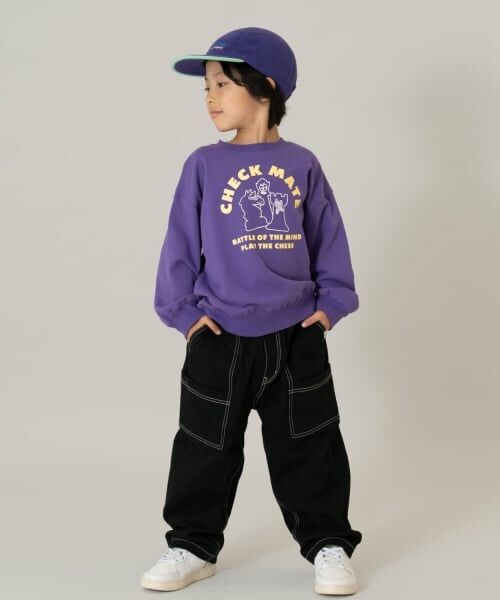 and D.petitmain / アンドディー. プティマイン スウェット | 【ご好評につき再入荷！】【365D.】スウェットOFUZAKE 柄ワイドプルオーバー/トレーナー | 詳細4