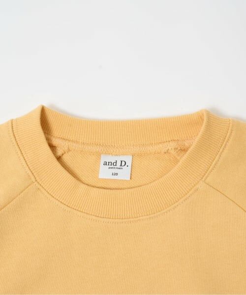 and D.petitmain / アンドディー. プティマイン スウェット | 【365D.】【親子リンク】ラグランスウェットアソートロゴプルオーバー/トレーナー | 詳細13