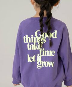 and D.petitmain / アンドディー. プティマイン スウェット | 蛍光ロゴラグランスウェット/トレーナー