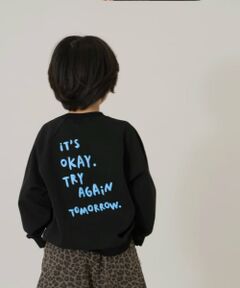 and D.petitmain / アンドディー. プティマイン スウェット | 蛍光ロゴラグランスウェット/トレーナー