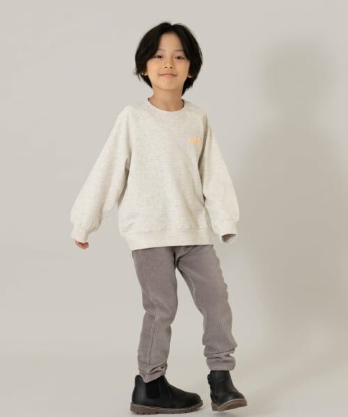 and D.petitmain / アンドディー. プティマイン スウェット | 蛍光ロゴラグランスウェット/トレーナー | 詳細1