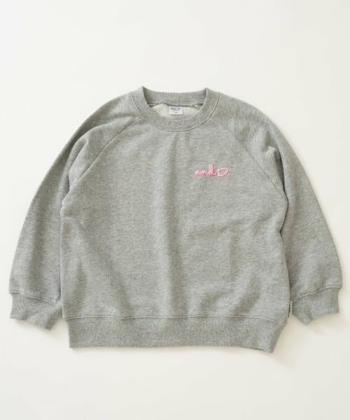 and D.petitmain / アンドディー. プティマイン スウェット | 蛍光ロゴラグランスウェット/トレーナー | 詳細10