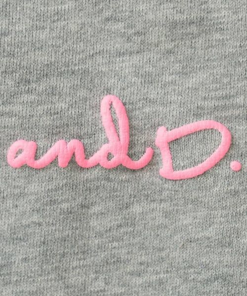 and D.petitmain / アンドディー. プティマイン スウェット | 蛍光ロゴラグランスウェット/トレーナー | 詳細12