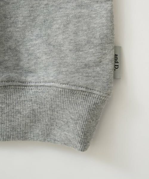 and D.petitmain / アンドディー. プティマイン スウェット | 蛍光ロゴラグランスウェット/トレーナー | 詳細14